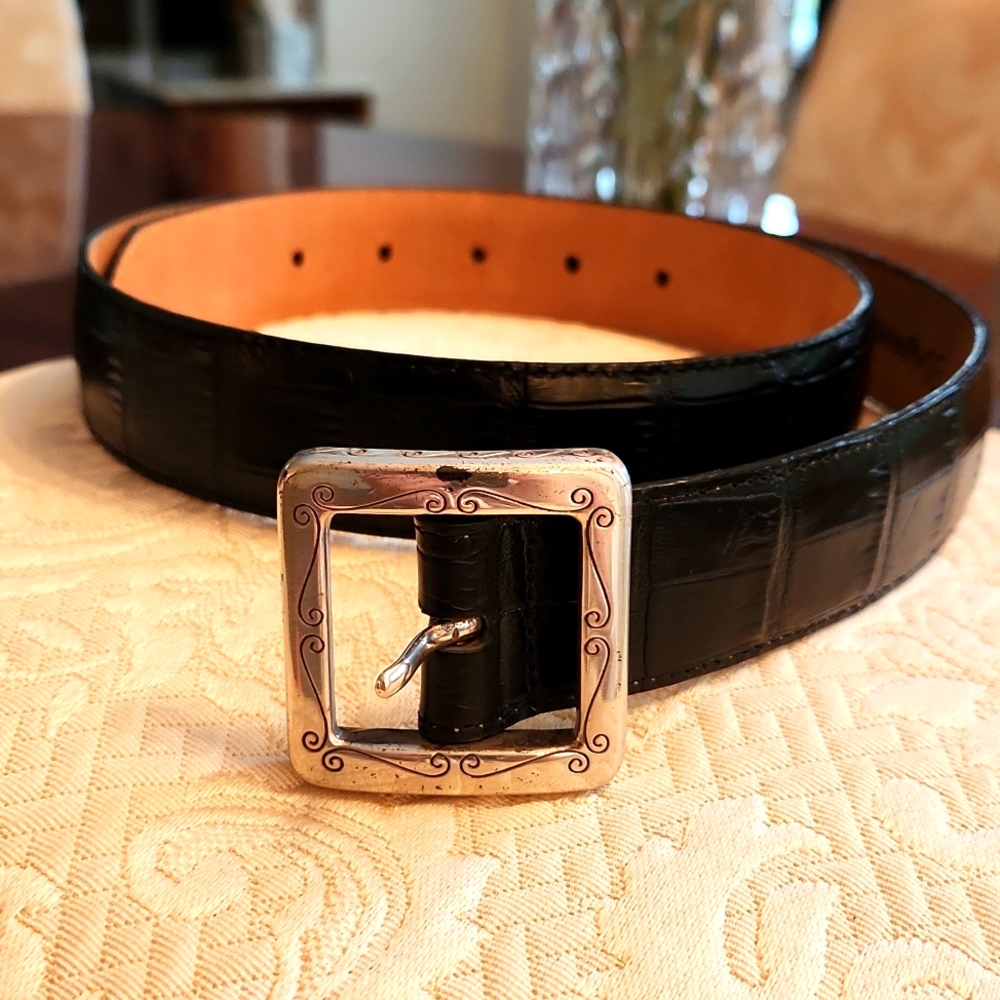Vintage Brighton Womens Leather Belt